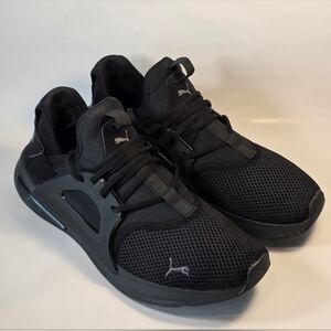 Puma Softride Enzo Evo Black/Castlerock Running Shoes Men’s Size 12 377048-01